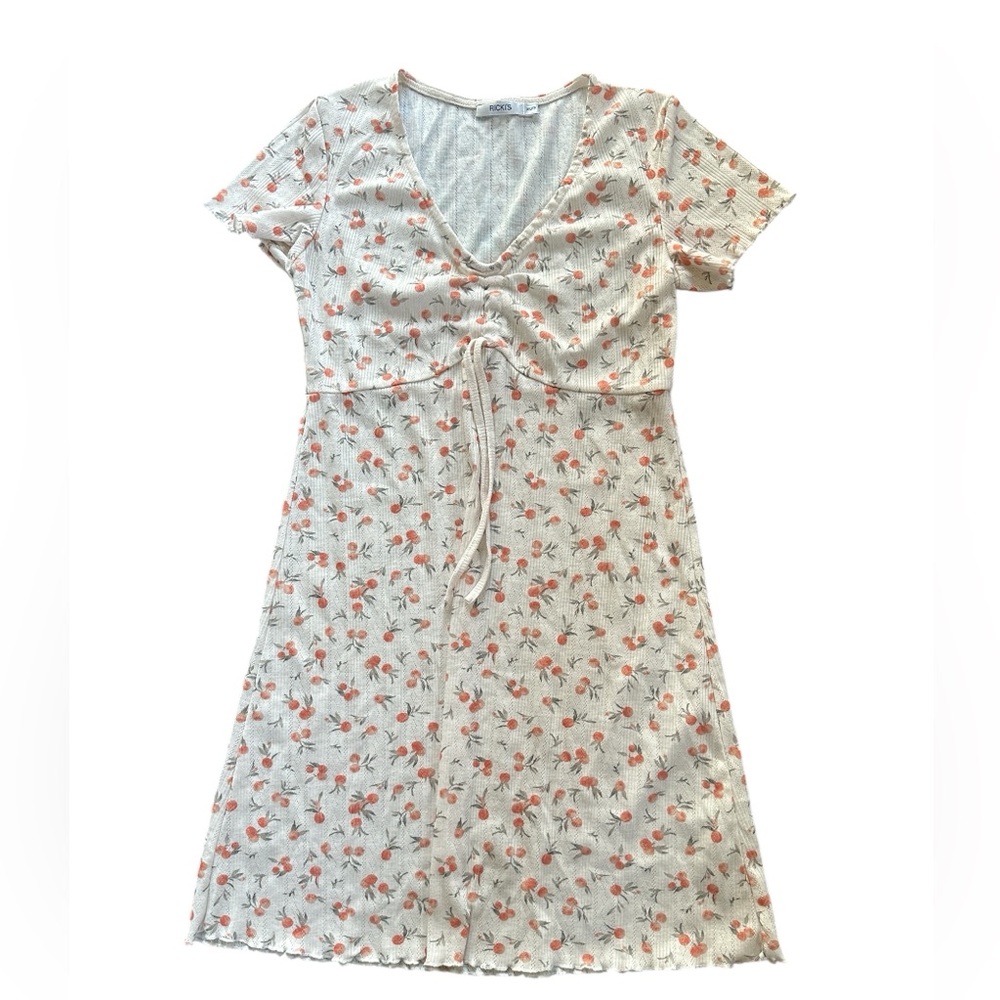 Ricki’s ivory /orange nightie, pointelle, lightweight size XS, NWOTS - Picture 3 of 7